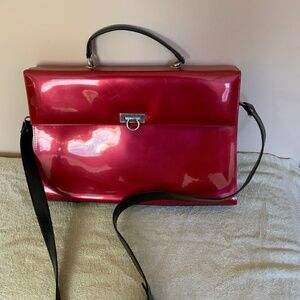 Beijo Red Briefcase